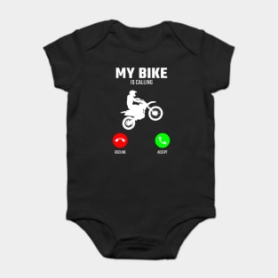 dirt bike Baby Bodysuit